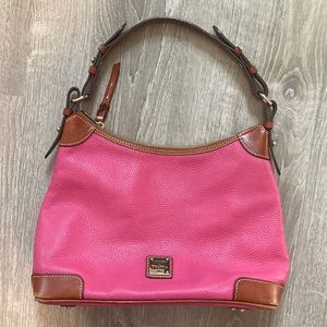 Dooney & Bourke pink leather shoulder bag